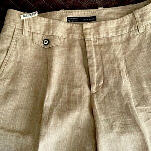 Zara Basics linen pants